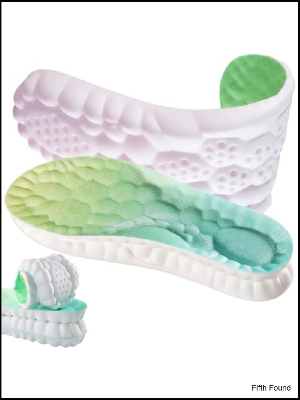 4D Cloud Memory Foam Gel Insoles Arch Heel Support Work Boot Shoe Inserts